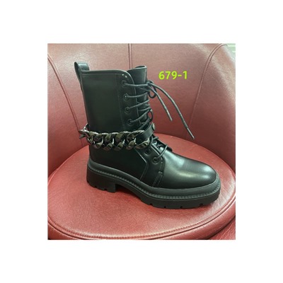 Женские ботинки 679-1 черные