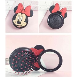 SALE! Массажная складная расческа Disney Minnie Mouse с зеркалом,1 шт.