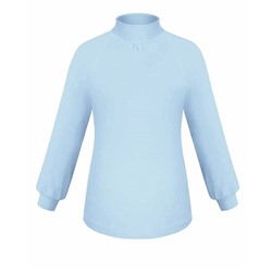 Голубая водолазка (блузка) для девочки 758111-ДОШ21