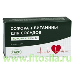Софора + витамины для сосудов - БАД, "СОИК", № 30 капс. х 0,395 г.