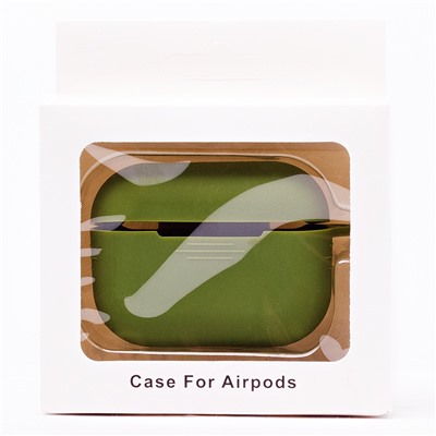 Чехол силиконовый для кейса "Apple AirPods Pro" (pine green)