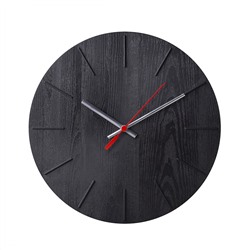 VOKALISSA ВОКАЛИССА, Настенные часы, под дерево/черный, 30 см