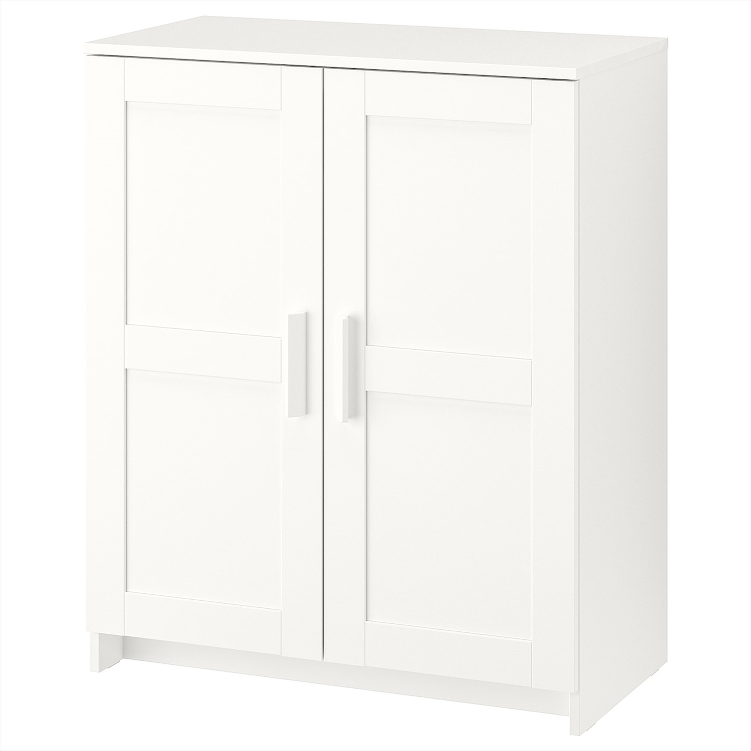 бримнэс шкаф с дверями белый78x95 см
