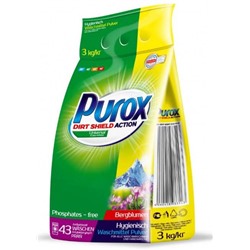 Cтиральный порошок Purox Universal Color&White 3 кг пакет