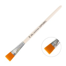 Кисть Синтетика Плоская №20 (ширина обоймы 20 мм; длина волоса 20 мм), деревянная ручка, Calligrata