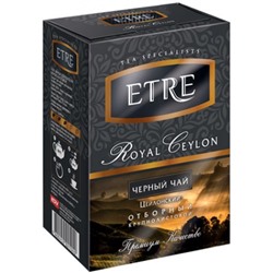 «ETRE», чай «Royal Ceylon» черный цейлонский крупнолистовой, 100 гр.