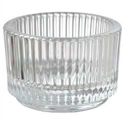 FINSMAK, Подсвечник для греющей свечи, прозрачное стекло, 3.5 см