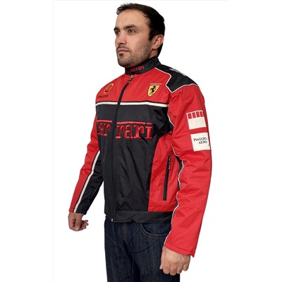 Красная мужская куртка Ferrari – мотоэкип для города и брутальный стиль на каждый день№506