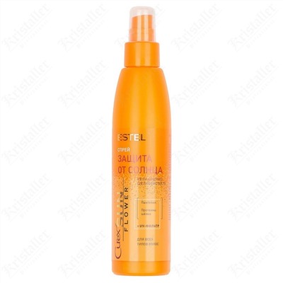 Спрей для волос увлажнение и защита от UV-лучей, Estel Curex Sunflower