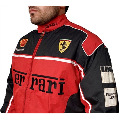 Брендовая мужская куртка Ferrari – универсальный экип: и днем не жарко, и вечером не продувается №507