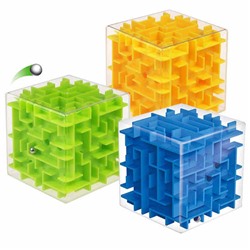 Головоломка-куб лабиринт, 8х8 см