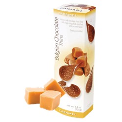 Шоколадные чипсы Belgian Chocolate Thins Карамель 80 гр Артикул: 7163 Количество: 9
