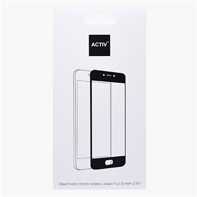 Защитное стекло Full Screen Activ Clean Line 3D для "Samsung SM-A515 Galaxy A51" (black)