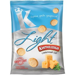 «Кириешки Light», сухарики со вкусом сливочного сыра, 80 гр.