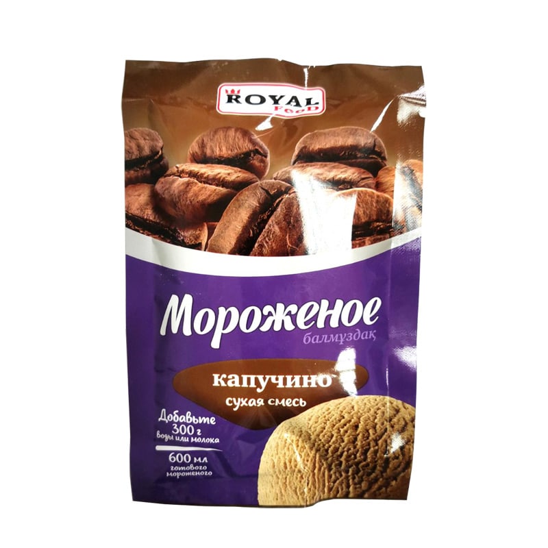 100 смеси. Мороженое Royal food сухая смесь. Мороженое вишня сухая смесь Royal food 100гр*60шт. Сухая смесь для мороженого Роял фуд капучино. Сухое мороженое капучино.