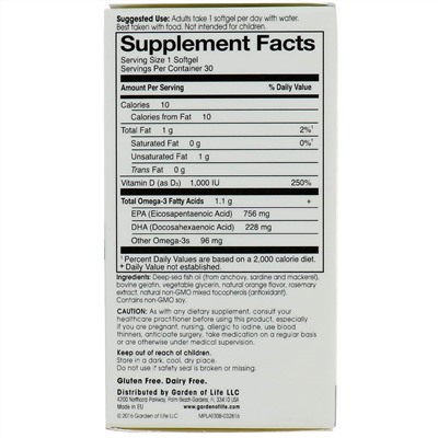 Minami Nutrition, MorEPA Platinum, Формула для ежедневного приема с Омега-3 и витамином D3, со вкусом апельсина, 30 гелевых капсул