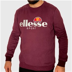 Мужской спортивный реглан Ellesse – насыщенный бордо с узнаваемым фирменным лого №89