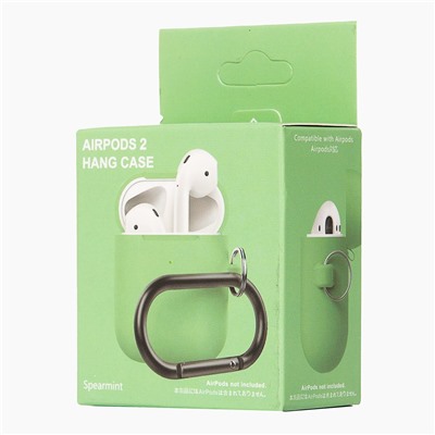 Чехол Hang case для кейса "Apple AirPods 2" (spearmint)