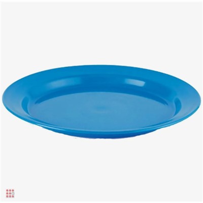 Тарелка плоская пластик 19см, цвет микс
