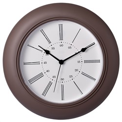 СКАЙРОН, Настенные часы, темно-коричневый, 30 см