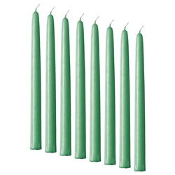 KLOKHET КЛОКХЕТ, Неароматическая свеча, зеленый, 25 см