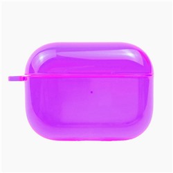 Чехол прозрачный для кейса "Apple AirPods Pro" (purple)