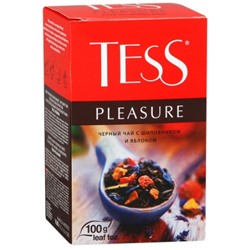 Чай Тесс "Pleasure" (шиповник+яблоко+тропические фрукты) 100 гр чёрный