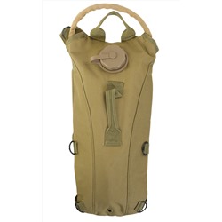 Рюкзак-гидропак с резервуаром для воды - хаки-песок, трубка со специальным мундштуком №235