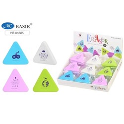Ластик цветной треугольный 5х5х5 см HR-04685 Basir