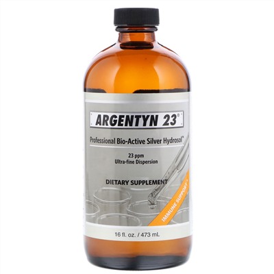 Sovereign Silver, Argentyn 23, Professional Bio-Active Silver Hydrosol, 473 мл (16 жидк. унций)