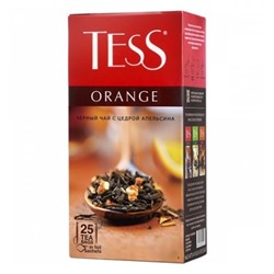 Чай Тесс  Orange (Оранж) черный, 25 пакетиков