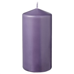 DAGLIGEN ДАГЛИГЕН, Неароматич свеча формовая, фиолетовый, 14 см
