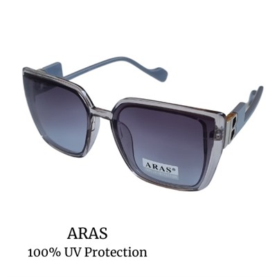 Очки солнцезащитные женские ARAS, серые, 8832 С5, арт. 129.052