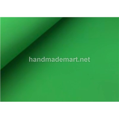 Фоамиран Шелковый, Зеленый, Размер 50×50, толщина 1 мм, (арт. 4445)