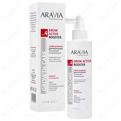 Спрей-активатор для роста волос укрепляющий и тонизирующий, Aravia Grow Active Booster, 150 мл