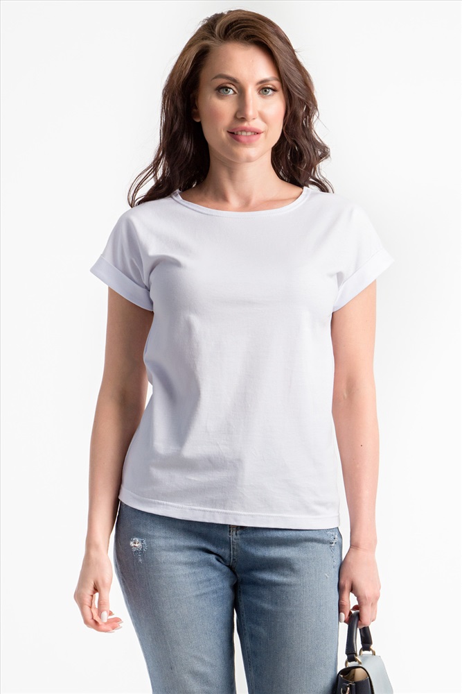 Базовая футболка женская