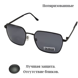 Солнцезащитные очки, поляризованные, чёрные, 54123-1030, арт.354.325
