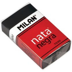 Ластик "Nata Negra 7030" прямоугольный, картонный держатель 39х24х10 мм CPM7030CF (973221) Milan