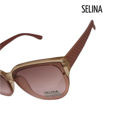 Очки солнцезащитные женские SELINA, розовые, 54959-2806, арт.354.291
