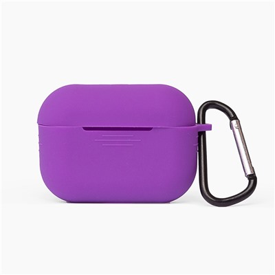 Чехол силиконовый для кейса "Apple AirPods Pro" (light violet)