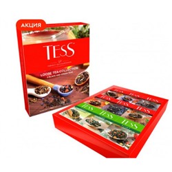 Чай Тесс ассорти листовой подарочный набор. 9 видов. 355 гр.