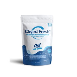 Пятновыводитель для белого белья Clean&Fresh OXI, 1000 г