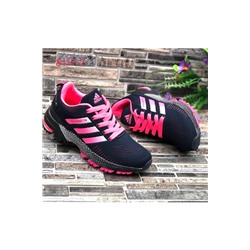 Женские кроссовки 8117-7 темно-синие с розовым