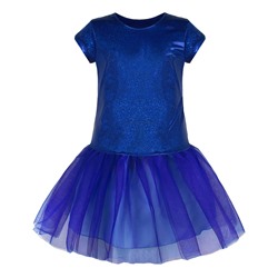Нарядное синее платье для девочки 83278-ДН21