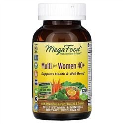 MegaFood, комплекс витаминов и микроэлементов для женщин старше 40 лет, 120 таблеток