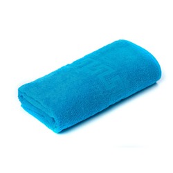 Полотенце махровое г-к 380 гр-м2 -  Ярко-голубой