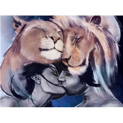 Лев и львица. Любовь