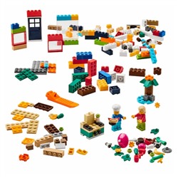 BYGGLEK БЮГГЛЕК Конструктор LEGO®, 201 деталь, разные цвета