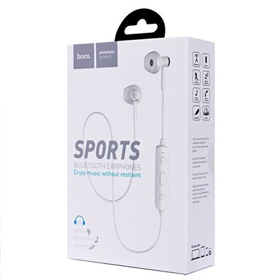 Bluetooth-наушники вкладыши Hoco ES21 Wonderful sport (white)